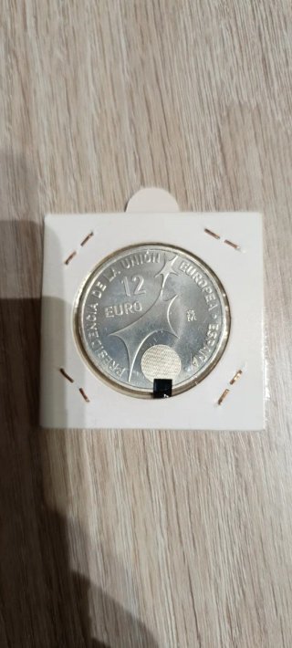 Moneda 12 Euros Presidencia Europea