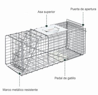 Jaula para animales de metal