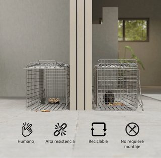 Jaula para animales de metal