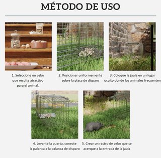 Jaula para animales de metal