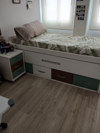 Cama nido juvenil con cajones