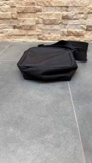 Bandolera Lacoste Negra Hombre