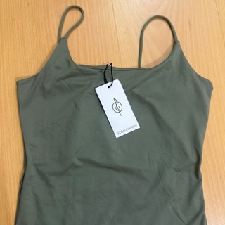 Body Stradivarius verde militar