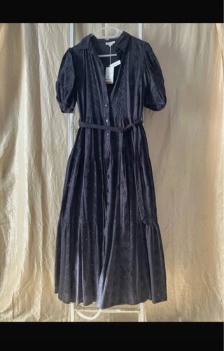 Vestito cotone nero