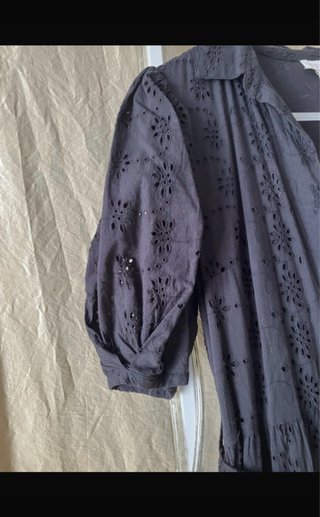 Vestito cotone nero