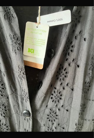 Vestito cotone nero