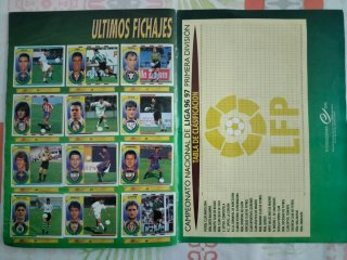 Álbum Cromos Liga 96/97