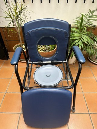Silla orinal anciano como nueva
