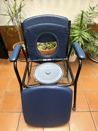 Silla orinal anciano como nueva