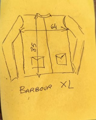 Chaqueta Barbour Azul Talla XL