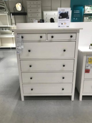 Cómoda 6 cajones Ikea Hemnes Blanca