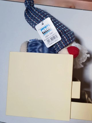 Scatola portaoggetti decorata Babbo Natale