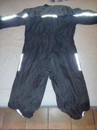 Chubasquero Crivit Moto Negro/Gris