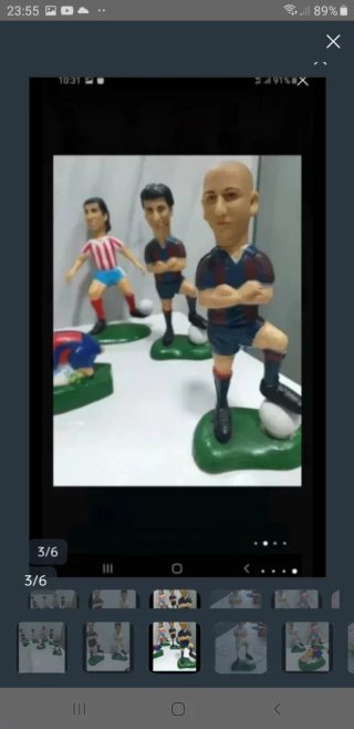Lote jugadores fútbol antiguos
