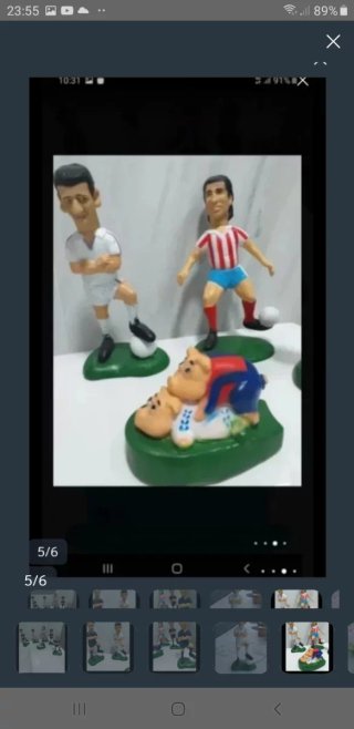 Lote jugadores fútbol antiguos