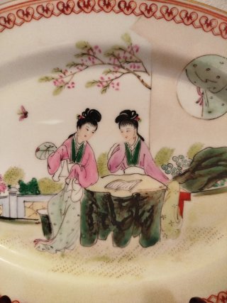 Plato decorativo antiguo
