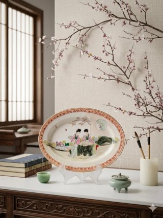 Plato decorativo antiguo