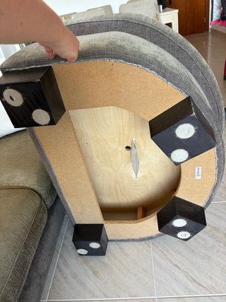 Sofá IKEA con puf