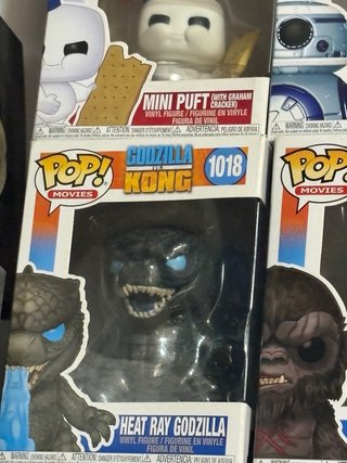 Set 3 Funko Pop Godzilla vs Kong