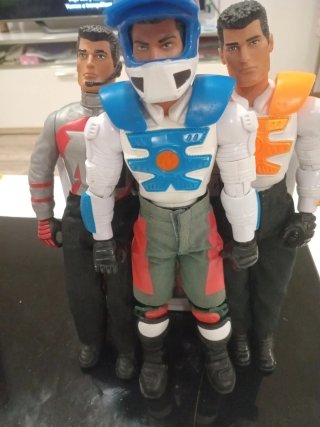 Lote 3 muñecos acción