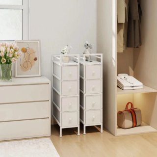 Cajonera auxiliar blanca 4 cajones