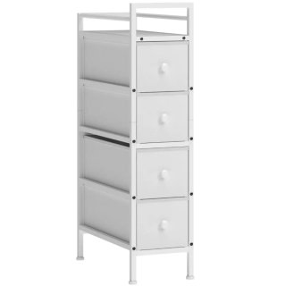 Cajonera auxiliar blanca 4 cajones