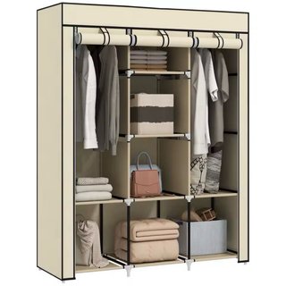 Armario Modular Plástico Negro y Blanco