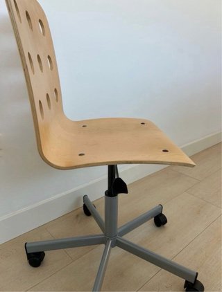 Silla de escritorio haya con ruedas