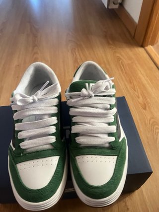 Zapatillas Vans Verdes y Blancas