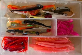 Caja Vinilos Pesca Spinning /Rockfishing