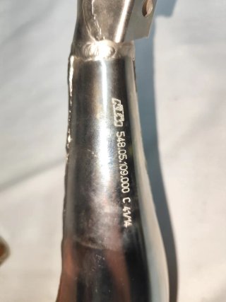 Tubo de escape KTM