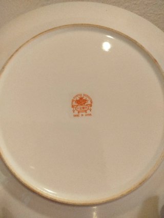 Plato de Porcelana China "Famille Rose" - China