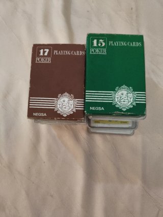 9 barajas de cartas