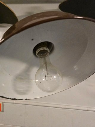 Lámpara colgante industrial cerámica