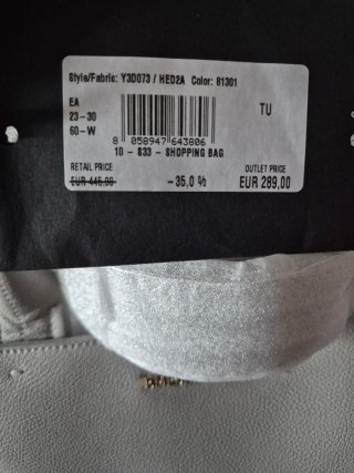 Bolso Emporio Armani Beige/Gris