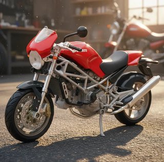 Moto DUCATI MONSTER S4-1:12-Newray
