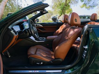 BMW 4 Cabrio Green Metallic | Brown leather
