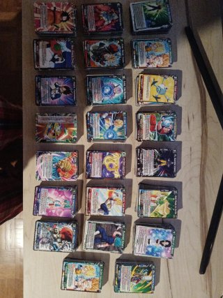 Lote 1150 Cartas Dragon Ball