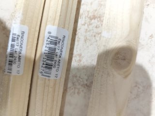 Listones de madera 240 cm