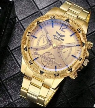 Reloj Dorado Hombre