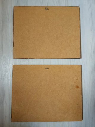 Cuadros de madera baño