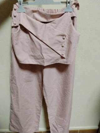 Conjunto niña traje rosa talla 13 años