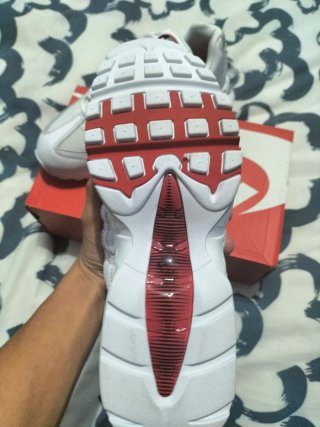 Nike Air Max 95 OG Hombre Blanco Rojo