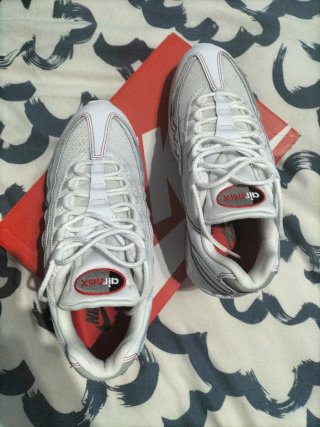Nike Air Max 95 OG Hombre Blanco Rojo