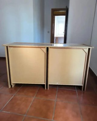 Mueble en Madera Maciza de Roble y Raiz