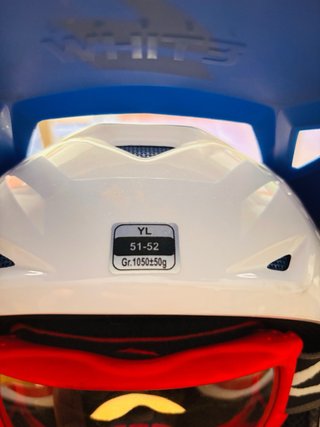 Casco moto niño
