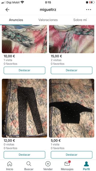 Lote Ropa Mujer Talla M