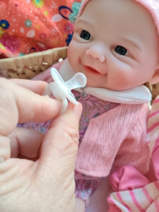 Bebé Reborn Silicona con Accesorios