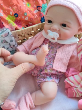Bebé Reborn Silicona con Accesorios
