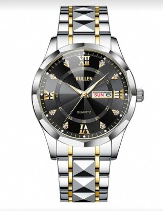 Reloj Hombre Oro y Plata